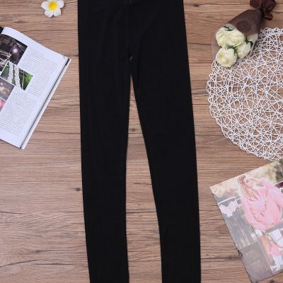 US Women Sheer Mesh Leggings See-Through Long Pants Stretchy Tight Trousers Slim